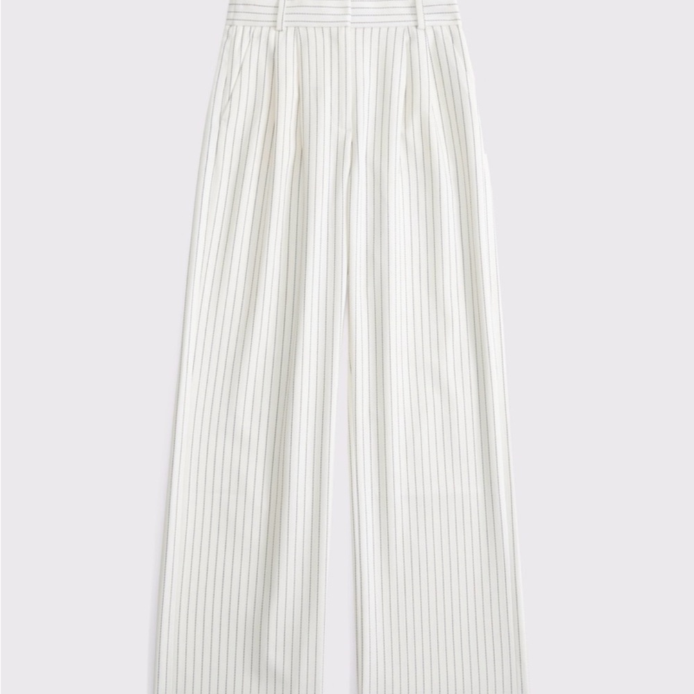 Abercrombie & Fitch Sloane Tailored Wide Leg Pant